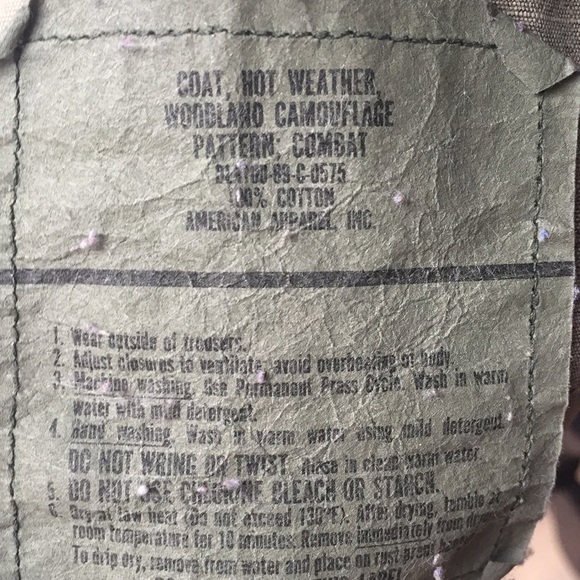 Recycled Camo Army Jacket w/custom patchwork - Picture 5 of 7